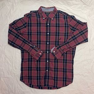 Nautica Men’s Plaid Collared Dress Shirt